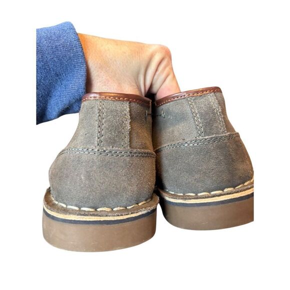 Reaction Kenneth Cole Suede Chukka Desert Boots For Men Size 8 Gray Lace-Up - Picture 4 of 9